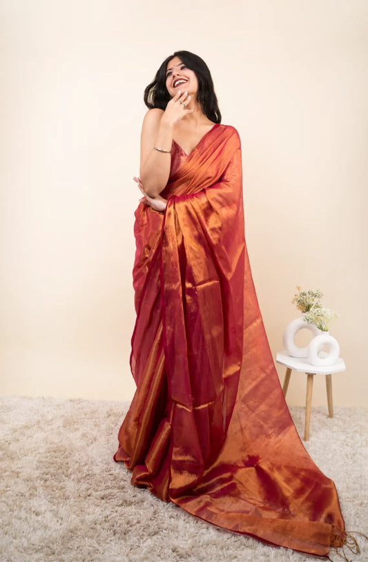Bela Cotton Tissue Saree