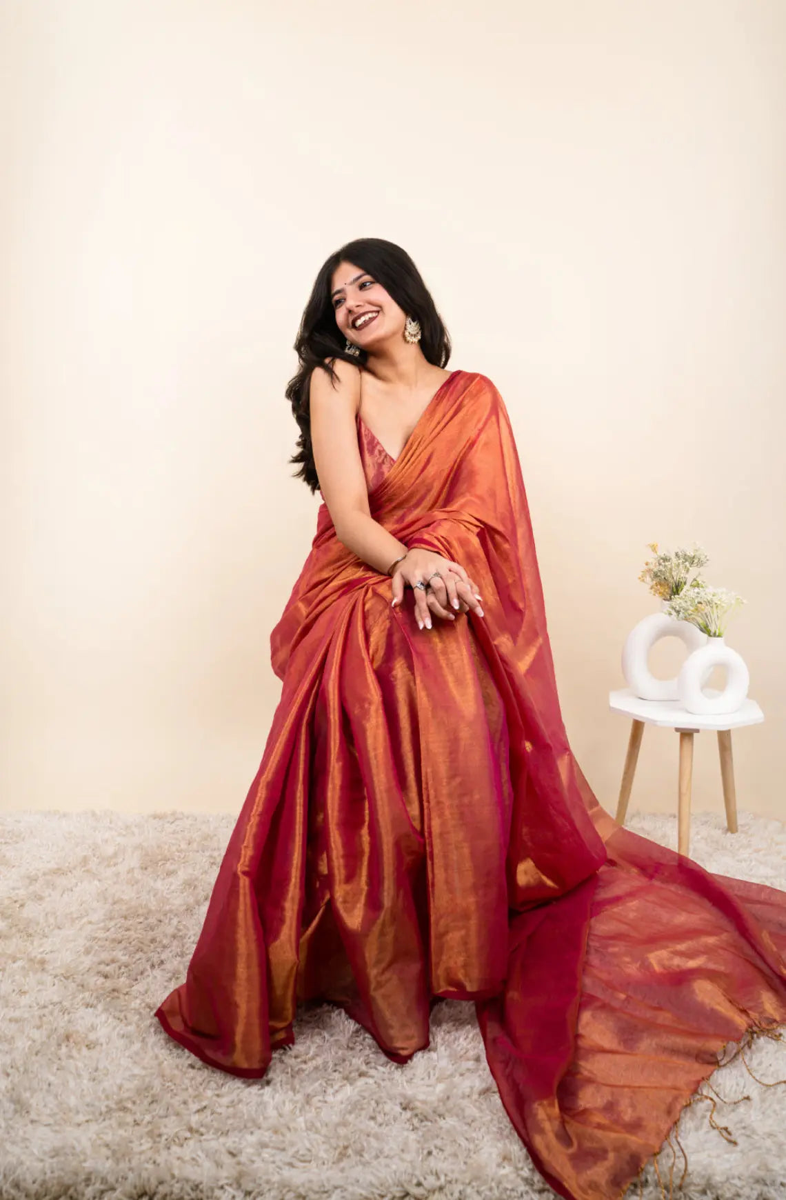 Bela Cotton Tissue Saree