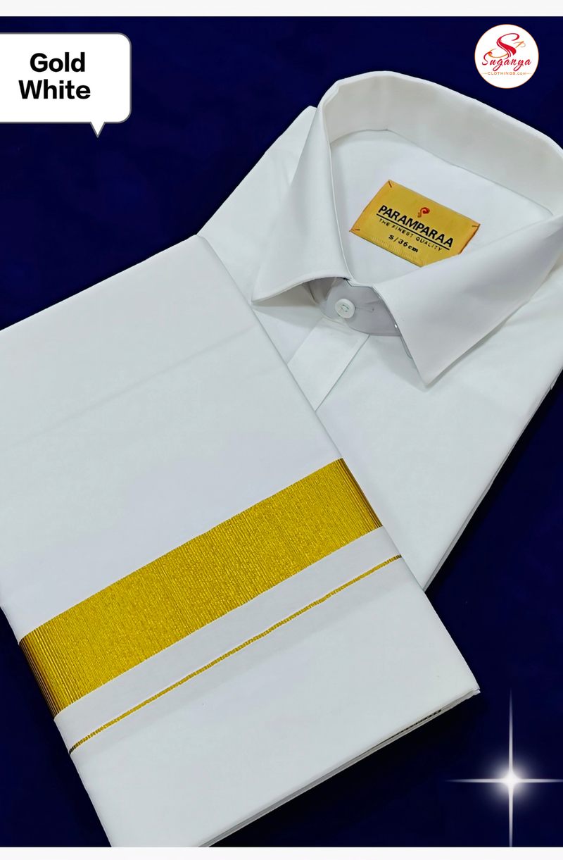 Cotton Dhoti Set