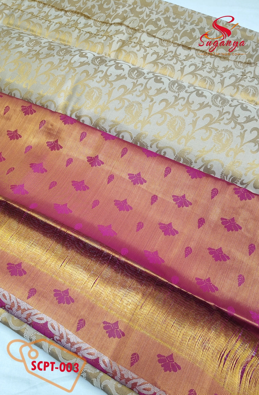 Poompavai – Tissue Bridal Saree Gezal