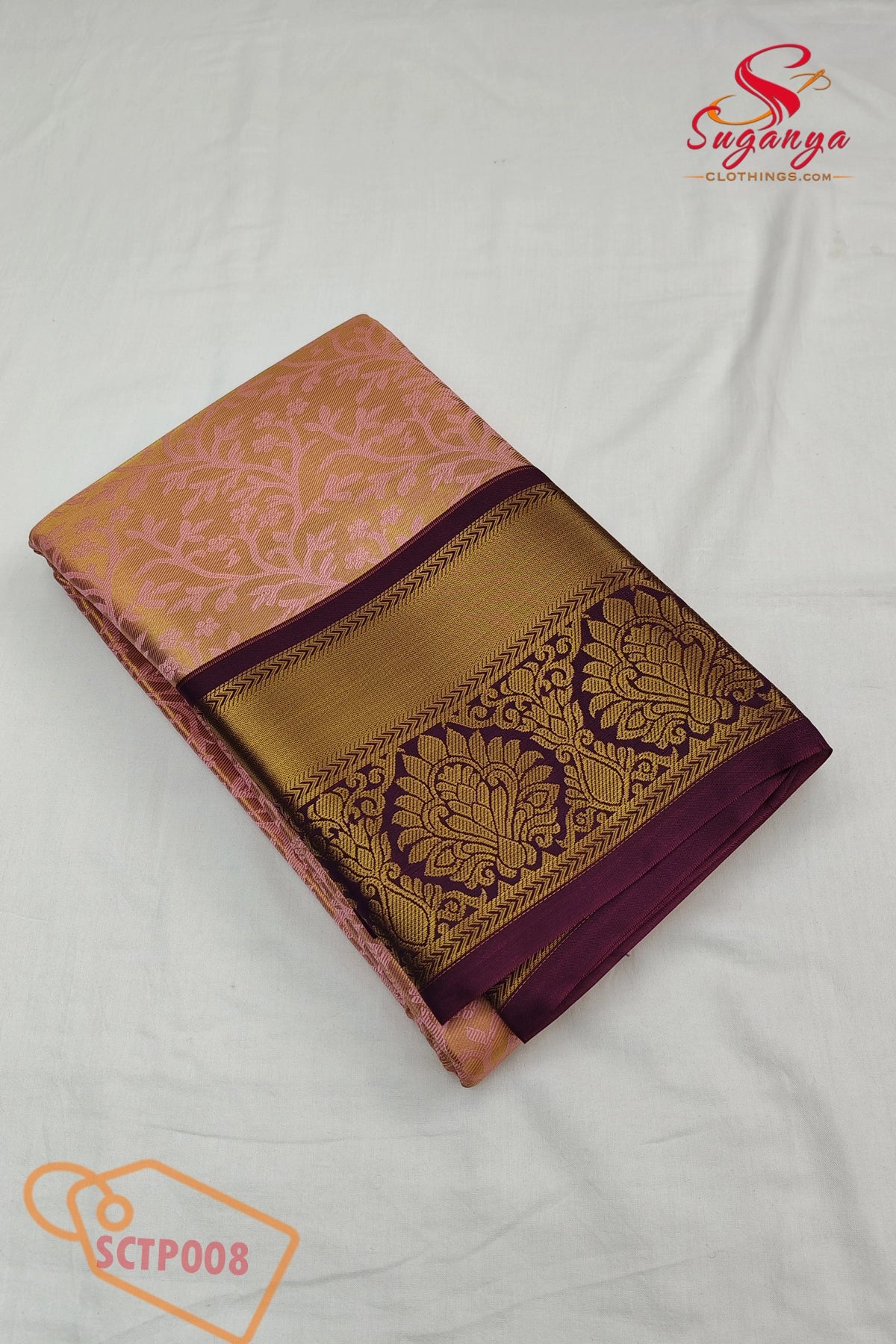 Poompavai – Tissue Bridal Saree