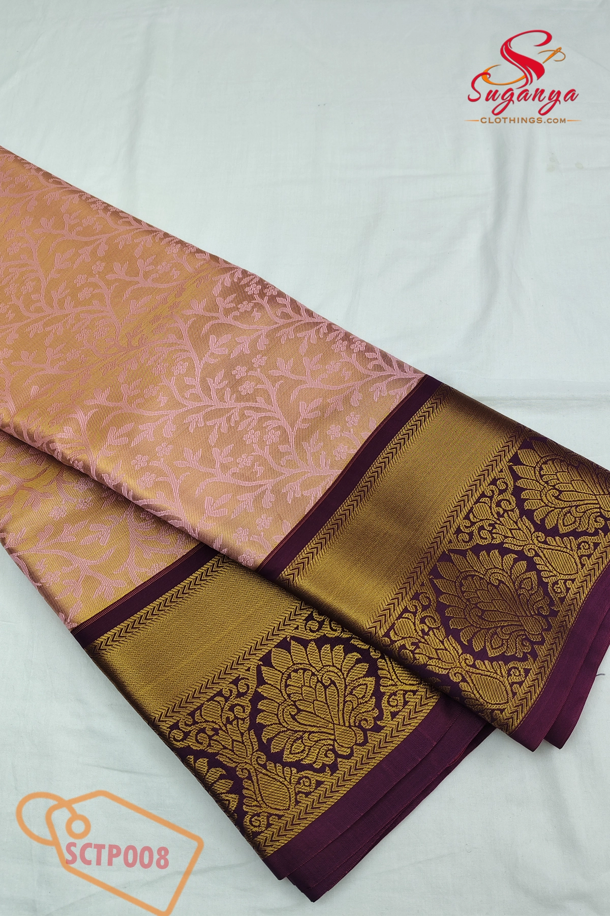 Poompavai – Tissue Bridal Saree