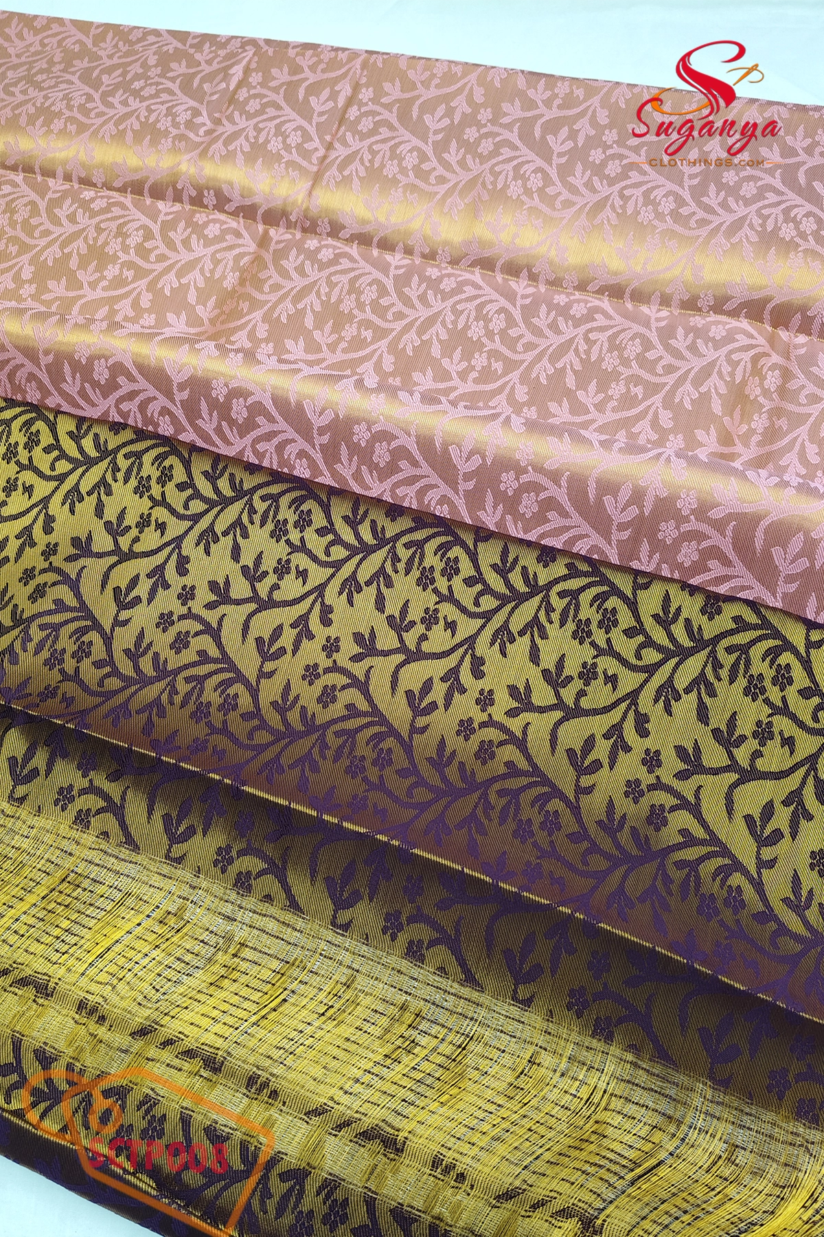 Poompavai – Tissue Bridal Saree